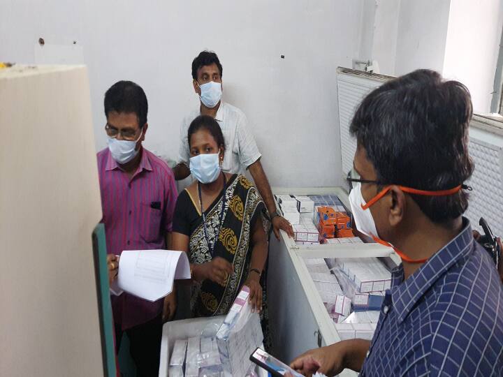 in chengalpattu Corona rtpcr kid Waste review by the director of medical education ABP NADU IMPACT:செங்கல்பட்டு கொரோனா கருவிகள் வீணடிப்பு..! மருத்துவ கல்வி இயக்குனர் ஆய்வு..!