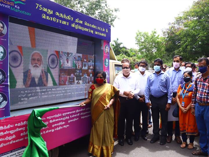 புதுச்சேரியில் 41 கிராமங்களில் 100% தடுப்பூசி போடப்பட்டது- துணை நிலை ஆளுநர் தமிழிசை 41 fully vaccinated villages in the state of Pondicherry புதுச்சேரியில் 41 கிராமங்களில் 100% தடுப்பூசி போடப்பட்டது- துணை நிலை ஆளுநர் தமிழிசை