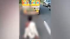 नीमच में आदिवासी युवक से बर्बरता, पहले पीटा फिर गाड़ी के पीछे बांधकर घसीटा