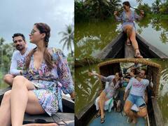 In Pics: पति अभिनव शुक्ला के साथ केरल में वेकेशन एन्जॉय कर रही हैं रुबीना दिलैक, खूबसूरत जगह पर दोनों के बीच दिखी शानदार केमेस्ट्री