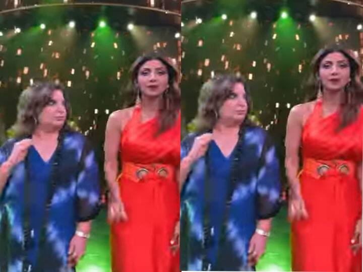 Super Dancer Chapter 4 video Shilpa Shetty danced fiercely with Farah Khan in show Super Dancer Chapter 4: सेट पर Farah Khan के साथ जमकर नाचीं Shilpa Shetty, लेकिन बीच में हो गई ये गड़बड़!