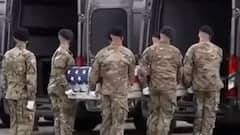 US President Joe Biden receives bodies of the US troops martyred in August 26 Kabul Blast