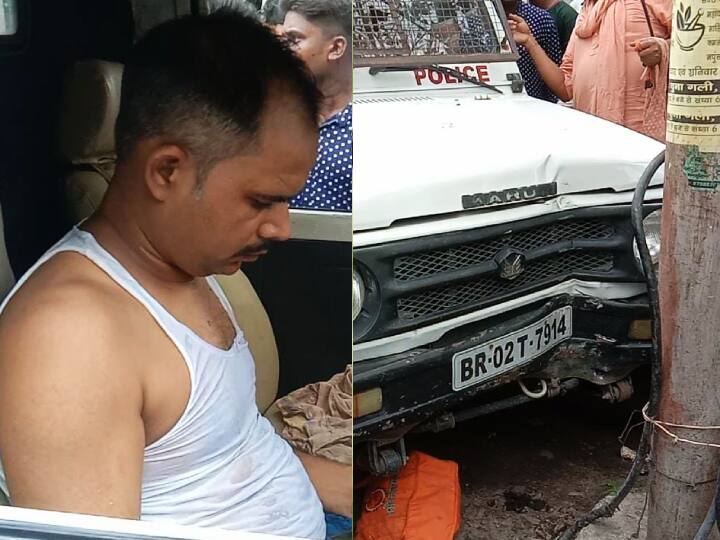 Bihar: Gaya Policeman was under mental stress hit an electric pole and then jumped from the police station building ann बिहारः मानसिक रूप से तनाव में था पुलिसकर्मी, बिजली के खंभे में धक्का मारा, फिर थाना भवन से लगा दी छलांग