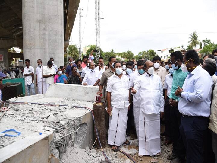 'Madurai-Natham Flyover Accident Happened Due To The Carelessness Of Contractor', Says TN Minister 'Madurai-Natham Flyover Accident Happened Due To The Carelessness Of Contractor', Says TN Minister