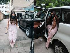 जींस टॉप या शॉर्ट्स छोड़ प्लेन प्लाजो सूट में नजर आईं Malaika Arora, देसी अवतार में देखकर लोगों को नहीं हो रहा यकीन