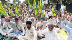 ਕਿਸਾਨਾਂ 'ਤੇ ਲਾਠੀਚਾਰਜ ਦੇ ਵਿਰੋਧ 'ਚ ਦੋ ਘੰਟੇ ਸੜਕਾਂ ਜਾਮ