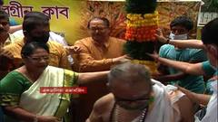 Durga Puja Preparation: জন্মাষ্টমীর দিন শুভসূচনা, একডালিয়া এভারগ্রিনে হল খুঁটি পুজো | Bangla News