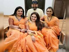 Actor Vijayakumar Birthday Celebration pics | அன்புள்ள அப்பா அப்பா... யாருமே உன் போல் இல்லை - விஜயகுமார்