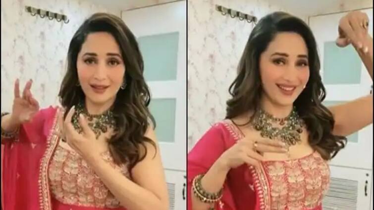 Krishna Janmashtami 2021: Madhuri Dixit Grooves To Radha Kaise Na Jale On Krishna Janmashtami Krishna Janmashtami 2021: রাধার বেশে জন্মাষ্টমীর শুভেচ্ছা জানালেন অভিনেত্রী মাধুরী দীক্ষিত