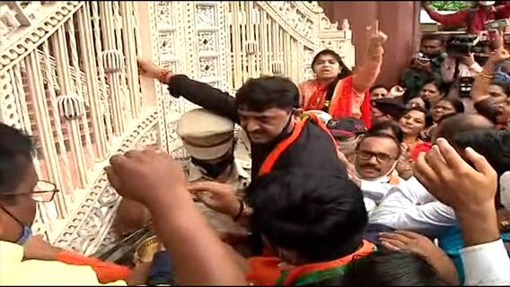 Aurangabad : ... तर आम्ही मंदिरात प्रवेश करु, मंदिर खुली करण्यासाठी भाजपचा आक्रमक पवित्रा