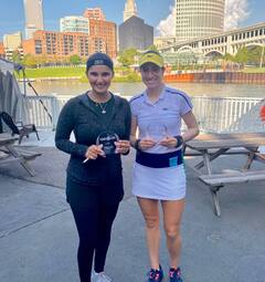 InPics: క్లీవ్‌లాండ్‌ డబ్ల్యూటీఏ టెన్నిస్‌ టోర్నీ రన్నరప్ సానియా మీర్జా జోడీ