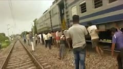 Viral Video: Watch Harda locals push a train's coach post break-down