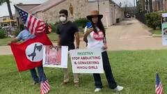 Indian-Americans protest against Taliban, raised anti-Pakistan slogans in Houston