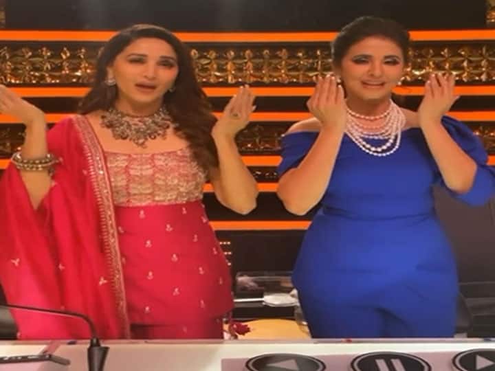 Madhuri Dixit celebrates 30 years of Saajan's film with Urmila Matondkar
