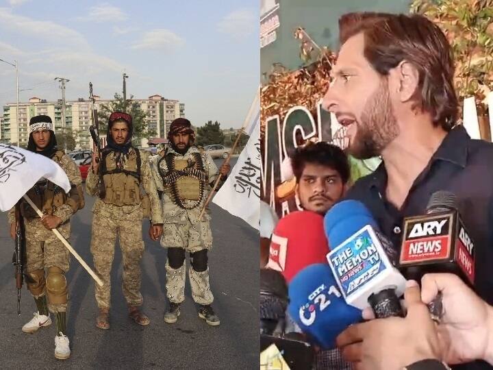Shahid Afridi’s remarks about Taliban’s love for cricket cause uproar, know in details Shahid Afridi on Taliban: தலிபான்களுக்கு ஆதரவு தெரிவித்த ஷாகித் அப்ரிடி - குவியும் கண்டனங்கள்