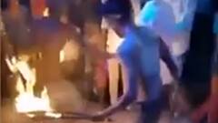 UP : Hapur में करतब दिखाने के चक्कर में हादसा | ABP Ganga Hindi