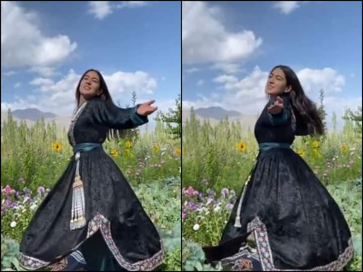 Sara Ali Khan Dances To 'Yeh Kahaan Aa Gaye Hum' In Ladakh, Dons Traditional Attire, Her Silsila Moment Is Too Cute For Words Sara Ali Khan Dances To 'Yeh Kahaan Aa Gaye Hum' In Ladakh. Fans React To Her Silsila Moment