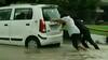 Visuals of waterlogging, traffic jam across Delhi after heavy rains