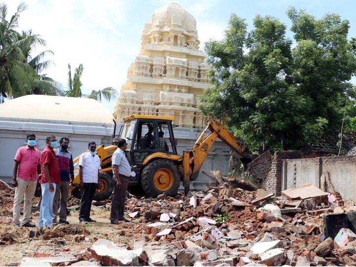 Restoration of 400 year old temple site occupied in Kumbakonam கும்பகோணத்தில் ஆக்கிரமிக்கப்பட்டிருந்த 400 ஆண்டுகள் பழமையான கோயில் இடம் மீட்பு...!