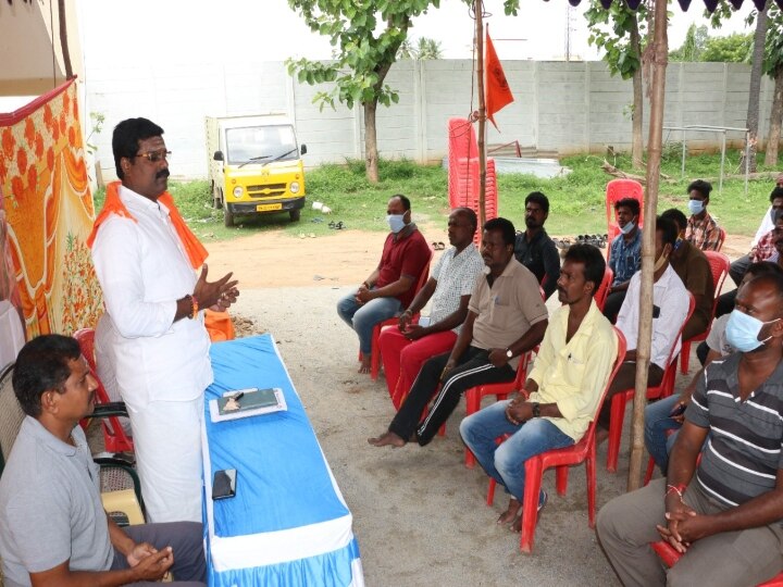 திமுக அரசுக்கு மனமாற்றம் ஏற்பட வேண்டி கோயில்களில் வழிபாடு நடத்தும் இந்து மக்கள் கட்சி...!