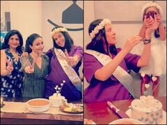 PICS: Neha Dhupia Beams With Joy At Her 'Surprise' Baby Shower, BFF Soha Ali Khan Attends Function