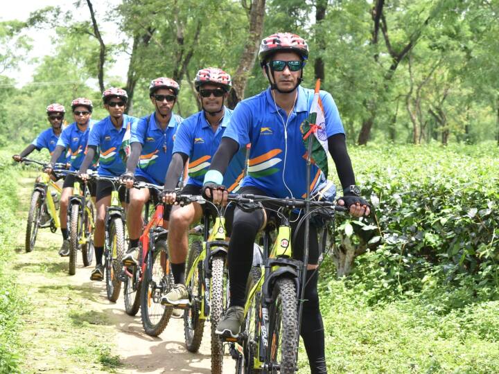 ITBP jawans started cycle rally from Northeast Frontier, will end at Rajghat on October 2 ann ITBP Cycle Rally: आईटीबीपी के जवानों ने पूर्वोत्तर फ्रंटियर से शुरू की साइकिल रैली, 2 अक्टूबर को राजघाट पर आकर होगी खत्म
