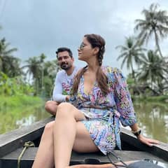 Pics: પતિની સાથે કેરાલામાં વેકેશન મનાવવા ગઇ આ હૉટ એક્ટ્રેસ, દરિયાકિનારેથી શેર કરી શાનદાર તસવીરો