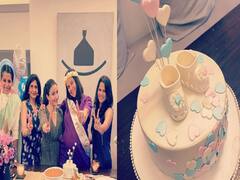 Neha Dhupia Baby Shower: नेहा धूपिया की सरप्राइज गोदभराई की तस्वीरें आई सामने, Soha Ali Khan भी हुईं जश्न में शामिल
