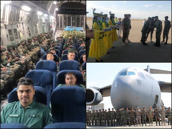 Military Exercise: कजाकिस्तान के साथ ज्वाइंट मिलिट्री एक्सरसाइज़ के लिए तराज़ पहुंची भारतीय सेना Military Exercise: कजाकिस्तान के साथ ज्वाइंट मिलिट्री एक्सरसाइज़ के लिए तराज़ पहुंची भारतीय सेना