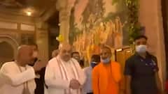 Amit Shah celebrates Janmashtami in Ahmedabad's temple | Lord Krishna Darshan