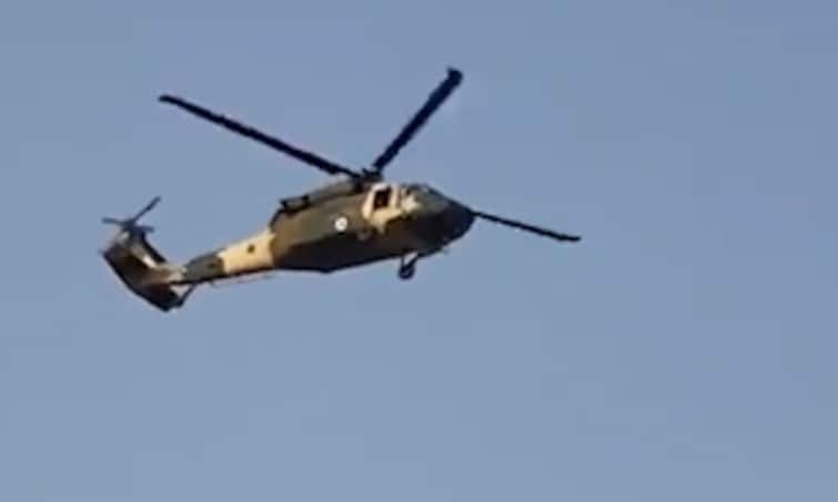 Afghanistan News Taliban Patrols Kandahar With Man Hanging From US Black Hawk helicopter Afghanistan News: মার্কিন ব্ল্যাক হক হেলিকপ্টার থেকে মানুষকে বেঁধে ঝুলিয়ে কান্দাহারের আকাশে চক্কর তালিবানের