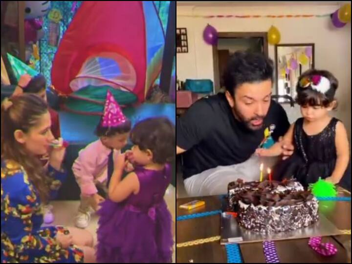 Sanjeeda Shaikh-Aamir Ali's Daughter Ayra 2nd Birthday Celebrations Video Pics Sanjeeda Shaikh Shares Glimpse From Daugther Ayra's Second Birthday Celebrations, Aamir Ali Pens Heartfelt Post