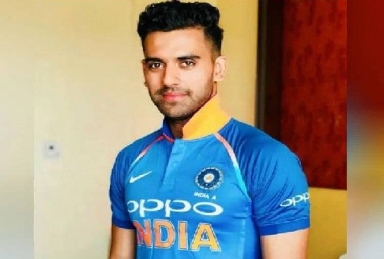 Indian cricketer Deepak Chahar dating to actress Jaya Bharadwaj ભારતીય ક્રિકેટર દીપક ચહરનું બિગ બોસના સ્પર્ધકની બહેન સાથે ચાલી રહ્યું છે અફેર, જાણો શું કરે છે ચહરની પ્રેમિકા?