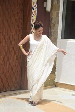 Yami Gautam ने पहनी धोती स्टाइल साड़ी, Bhoot Police के प्रमोशन में दिखा एक्ट्रेस का यूनिक अंदाज, लूट ली महफिल