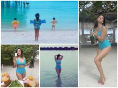 IN PICS: Sunny Leone’s Exotic Beach Vacation With Her Family In Maldives