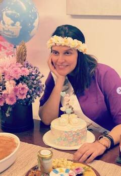 AWWDORABLE! Mom-to-be Neha Dhupia Gets A Kiss From Her Baby Daddy Angad Bedi; Inside Pics From Her Surprise Baby Shower