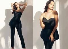 Black Beauty: ਆਫ ਸ਼ੋਲਡਰ ਤੇ ਫਿਟੇਡ ਪੈਂਟ 'ਚ ਹੋਰ ਵੀ ਨਿਖਰਿਆ Nora Fatehi ਦਾ ਸਟਾਈਲ, ਤਸਵੀਰਾਂ 'ਚ ਲਗ ਰਹੀ ਹੈ ਕਮਾਲ