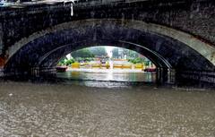 Commuters Nagivate Through Water-Logged Roads After Heavy Showers In Delhi-NCR