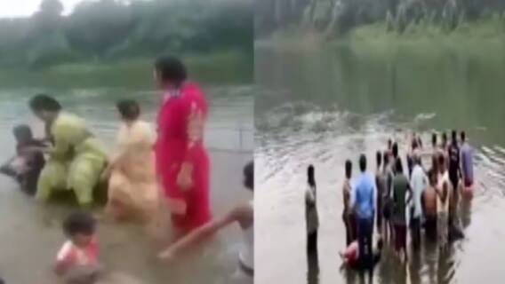 સુરત:અંબિકા નદીમાં એક જ પરિવારના 5 સભ્ય ડૂબ્યા, જુઓ વિડીયો