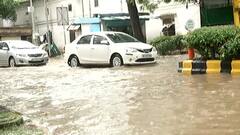 Knee-deep water logging at Lutyens' Delhi post Wednesday rainfall