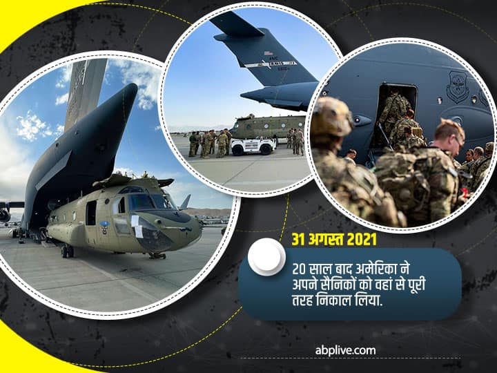 31 अगस्त 2021- 20 साल बाद अमेरिका ने अपने सैनिकों को वहां से पूरी तरह निकाल लिया.
