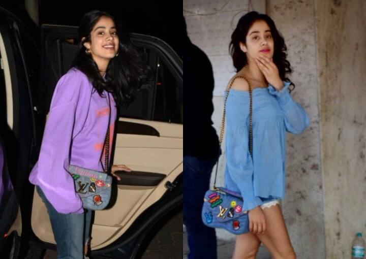 जाह्नवी कपूर के पास हैंडबैग्स का अच्छा खासा कलेक्शन हैं. उन्हें कई बार इस ब्लू बैग के साथ स्पॉट किया गया है. जाह्नवी की ये बैग Louis Vuitton ब्रांड का है.इस बैग के ऊपर आपको कुछ पैच नजर आएंगे. इस के साथ इसमें चेन के साथ स्ट्रेप लगी हुई है. इस बैक की कीमत किसी के भी होश उड़ा सकती है. वेबसाइट पर इसकी कीमत 1.6 लाख रुपए बताई गई है.