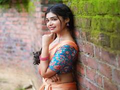 Dharsha Gupta pics | தாவணிபோட்ட தீபாவளி வந்தது என் வீட்டுக்கு - தர்ஷா குப்தா போட்டோஷூட்