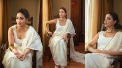 Yami Gautam:  'ভূত পুলিশ'-এর প্রচারে সাদা পোশাকে দ্য়ুতি ছড়ালেন ইয়ামি, দেখুন ছবি