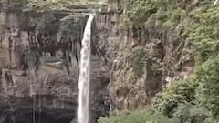 Beed Sautada Waterfall : बीड जिल्ह्यातील सौताडा धबधबा प्रवाहित, कोरोना संकटामुळे पर्यटनास बंदी