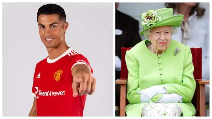 Queen Elizabeth Demands Manchester United Jersey First Signed By Cristiano Ronaldo: Report Cristiano Ronaldo Jersey: ক্রিশ্চিয়ানো রোনাল্ডোর সই করা ম্যান ইউ জার্সি চাইলেন রানি দ্বিতীয় এলিজাবেথ!