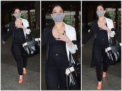 ડીપ નેક ટૉપે આ હૉટ એક્ટ્રેસને કરી દીધી પરેશાન, ક્લિવેજ દેખાતા વારંવાર તે જાહેરમાં ઢાંકતી દેખાઇ, તસવવીરો વાયરલ