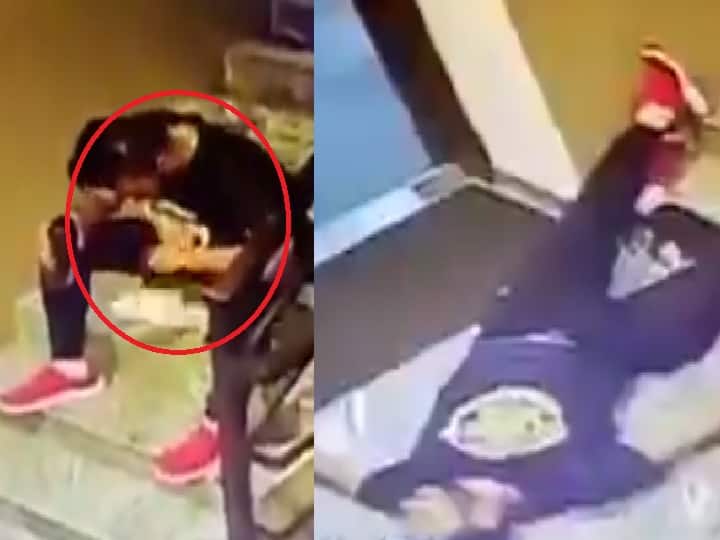 Bangalore Young man collapse of heart attack while working out in gym Gym | மாரடைப்பால் ஜிம்மில் சுருண்டு விழுந்த இளைஞர்.. பதறவைக்கும் சிசிடிவி காட்சி..!