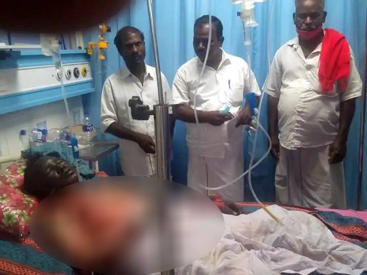 Cattle cart worker bathes in fire in Ariyalur, demand to open sand quarries ’நான் செத்தாலும் எம் மக்கள் வாழனும்’ -மணல் குவாரியை திறக்க கோரி தீக்குளித்த மாட்டு வண்டி தொழிலாளி