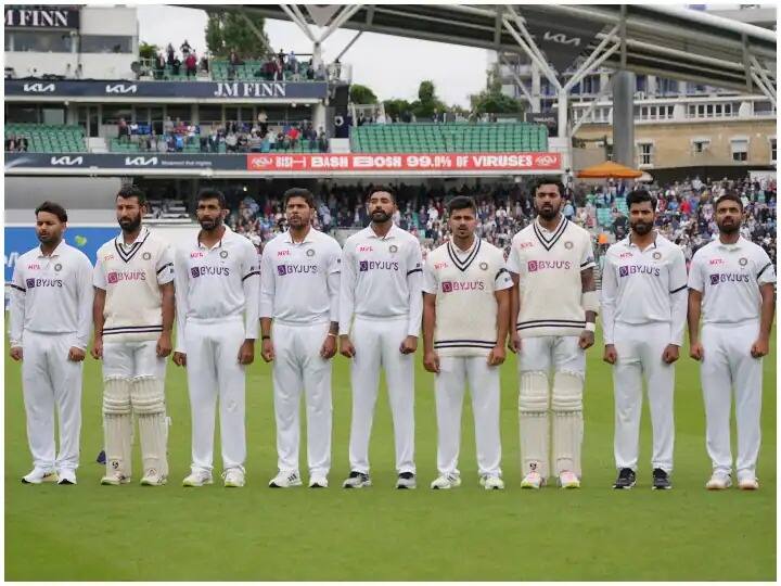 ENGvsIND 4th Test, team india is sporting black armbands today to honour demise of shri vasudev paranjape ENGvsIND 4th Test: टीम इंडिया हाताला काळी फित बांधून उतरली मैदानात, बीसीसीआयने सांगितलं कारण